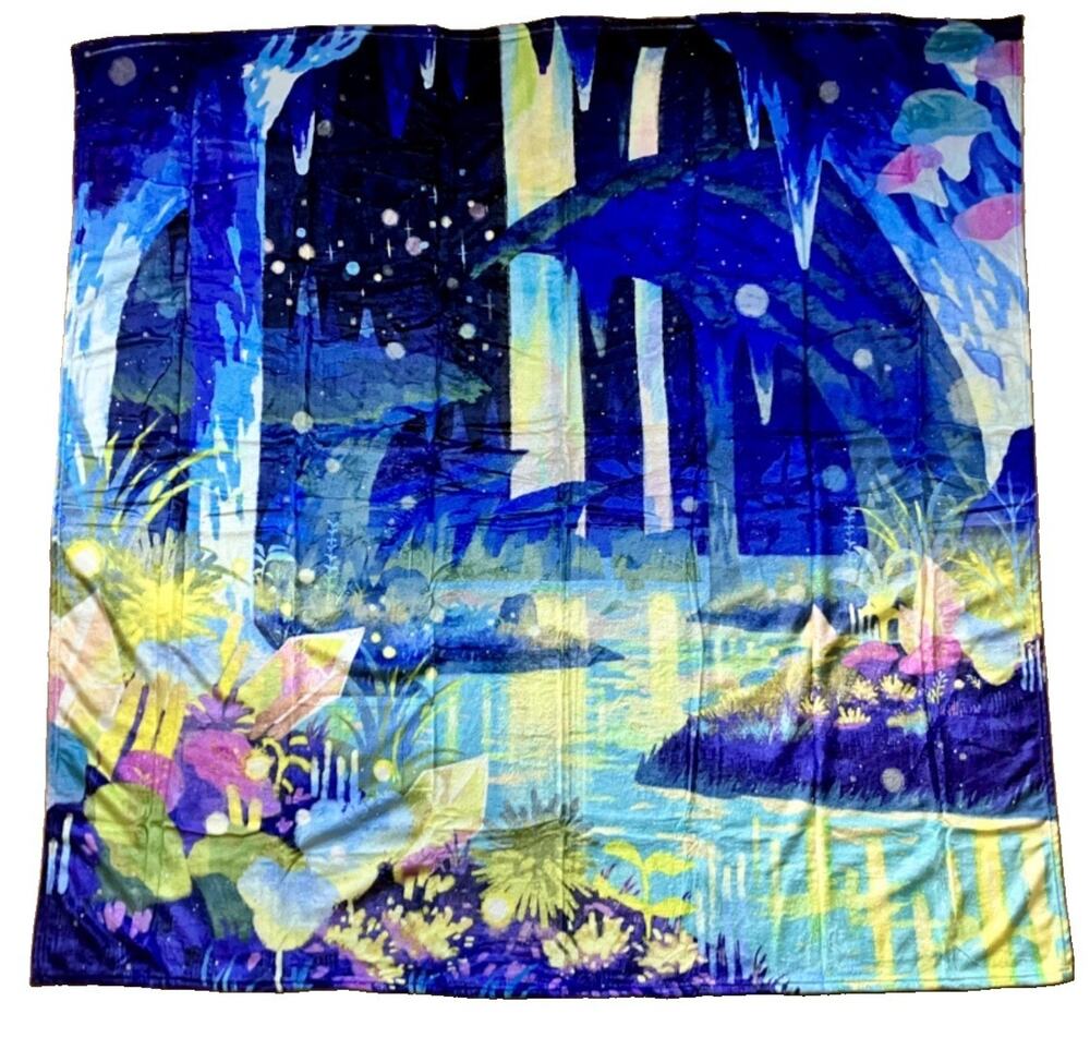 NEW illumicrate Box February ‘26 Fleece Blanket “Great Cave of Socotra” Abstract